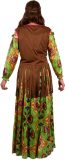Hippie jurk lang dames paisley, flowerpower mt 38