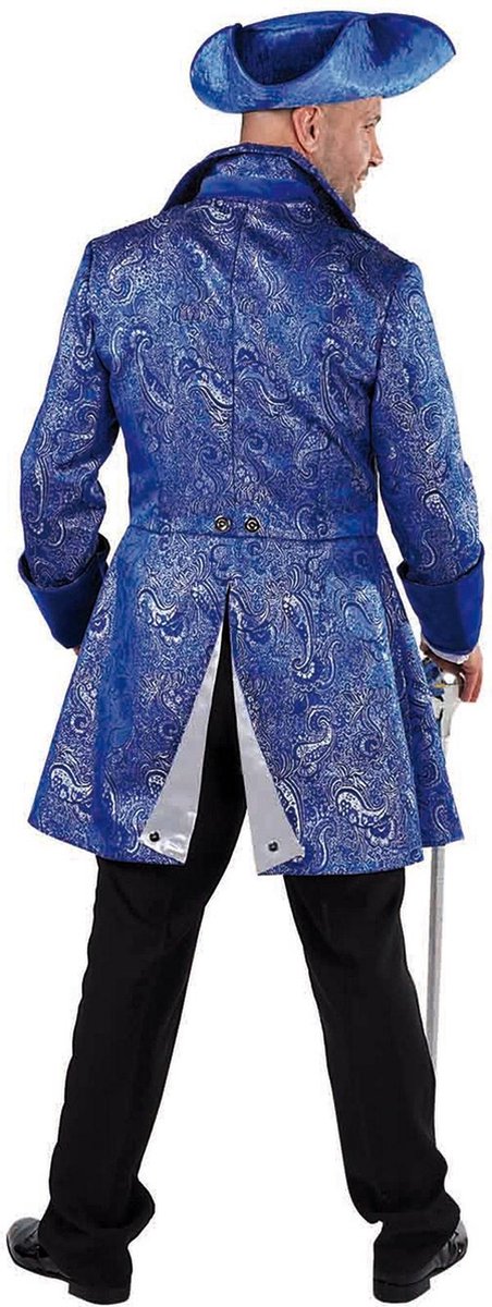 Magic Design Verkleedjas Markies Heren Polyester Blauw Maat S