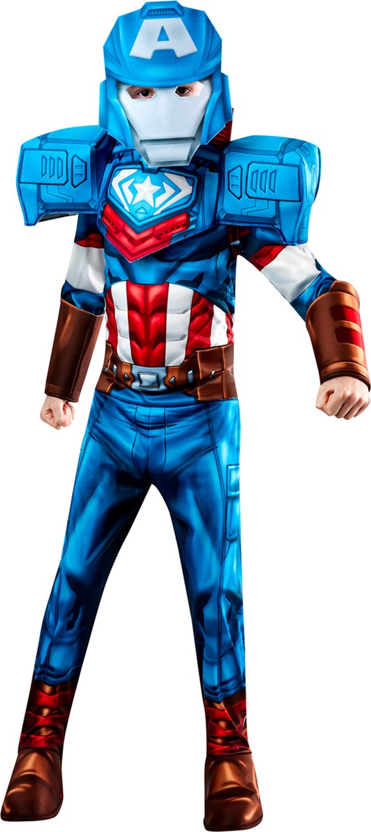 Marvel Avengers Verkleedpak Kind Captain America MechStrike Maat 152-164