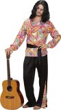 Widmann - Hippie Kostuum - Hippie Dude Kostuum Man - multicolor - Small - Carnavalskleding - Verkleedkleding