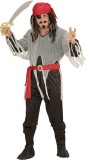 Widmann - Piraat & Viking Kostuum - Vroeg Tijdperk Piratenheer - Man - zwart - Medium - Carnavalskleding - Verkleedkleding