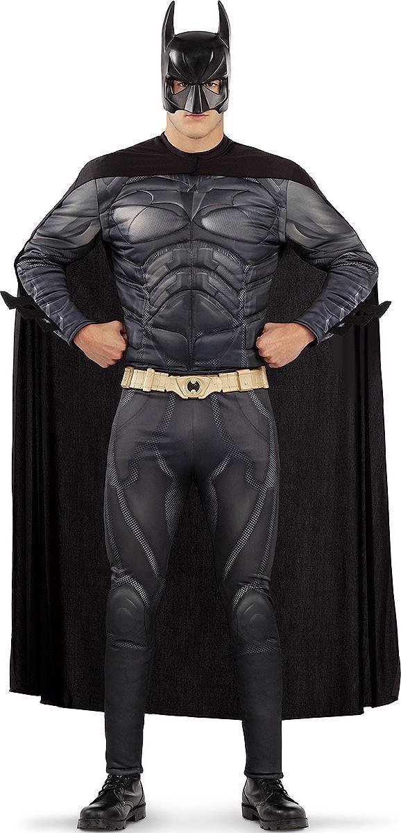 FUNIDELIA Batman kostuum voor mannen The Dark Knight - Maat: L - Zwart