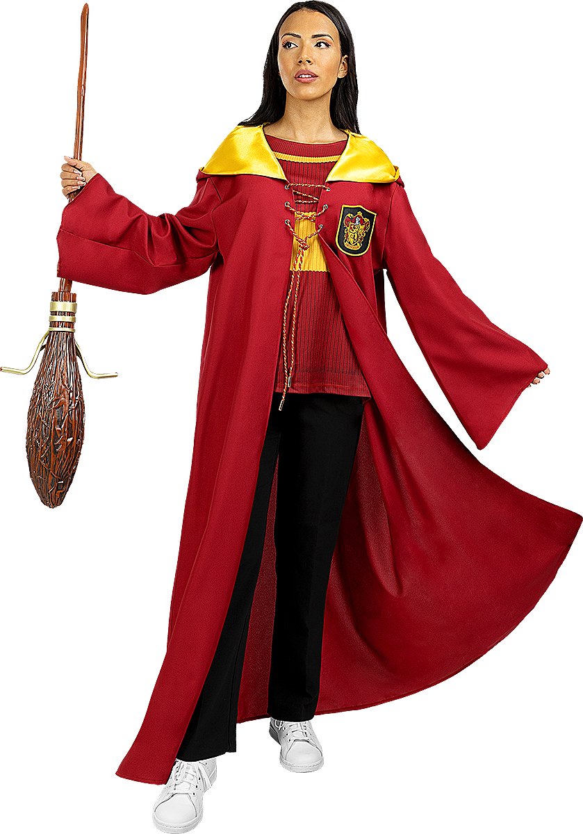 FUNIDELIA Griffoendor Quidditch Kostuum - Harry Potter - Maat: L