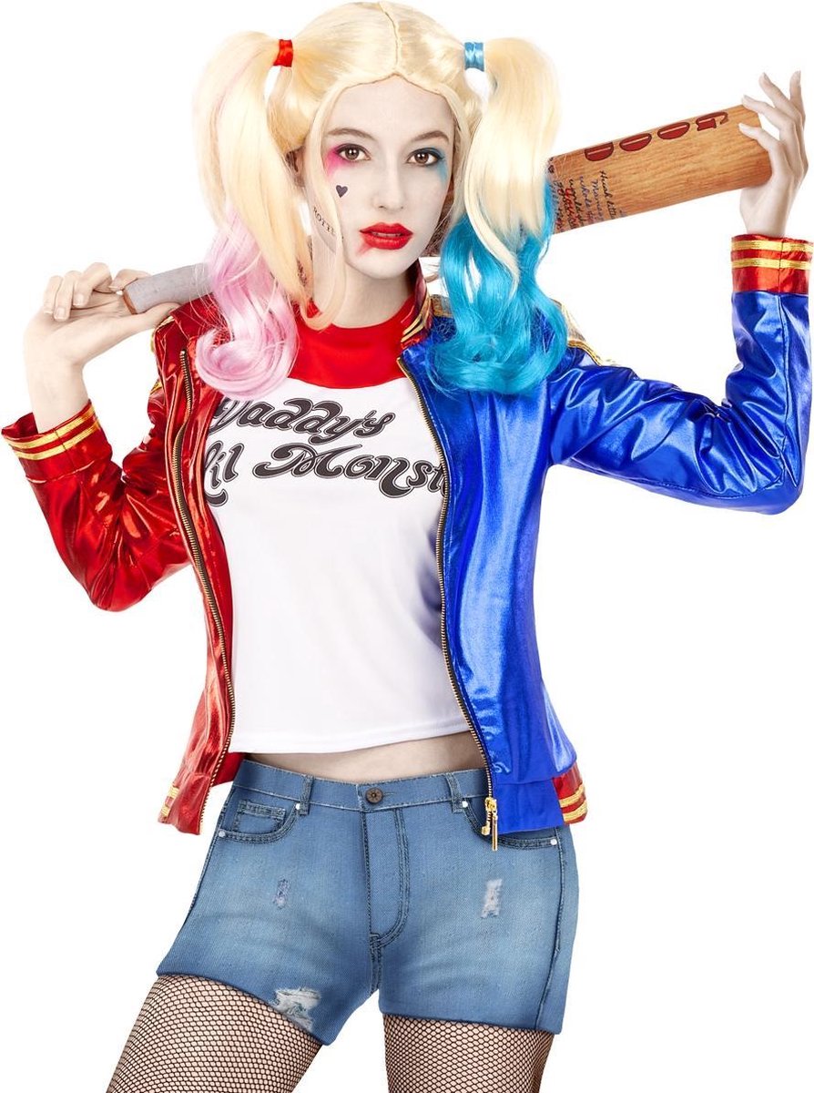 FUNIDELIA Harley Quinn Kostuum set - Suicide Squad - Maat: L