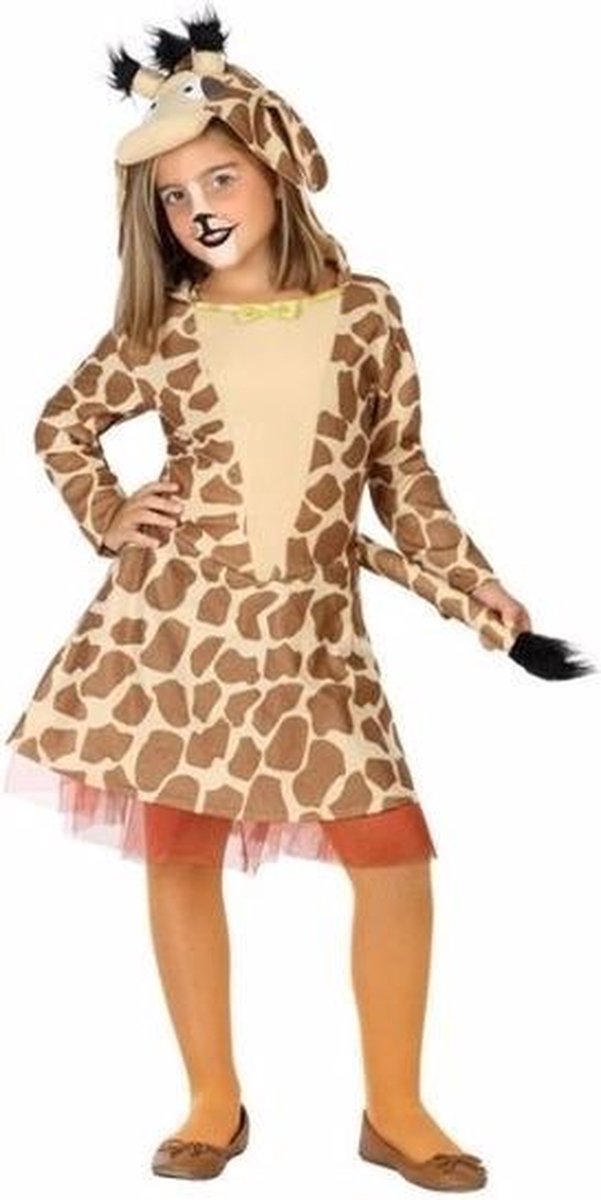 Giraffe kostuum / verkleedpak voor meisjes 116