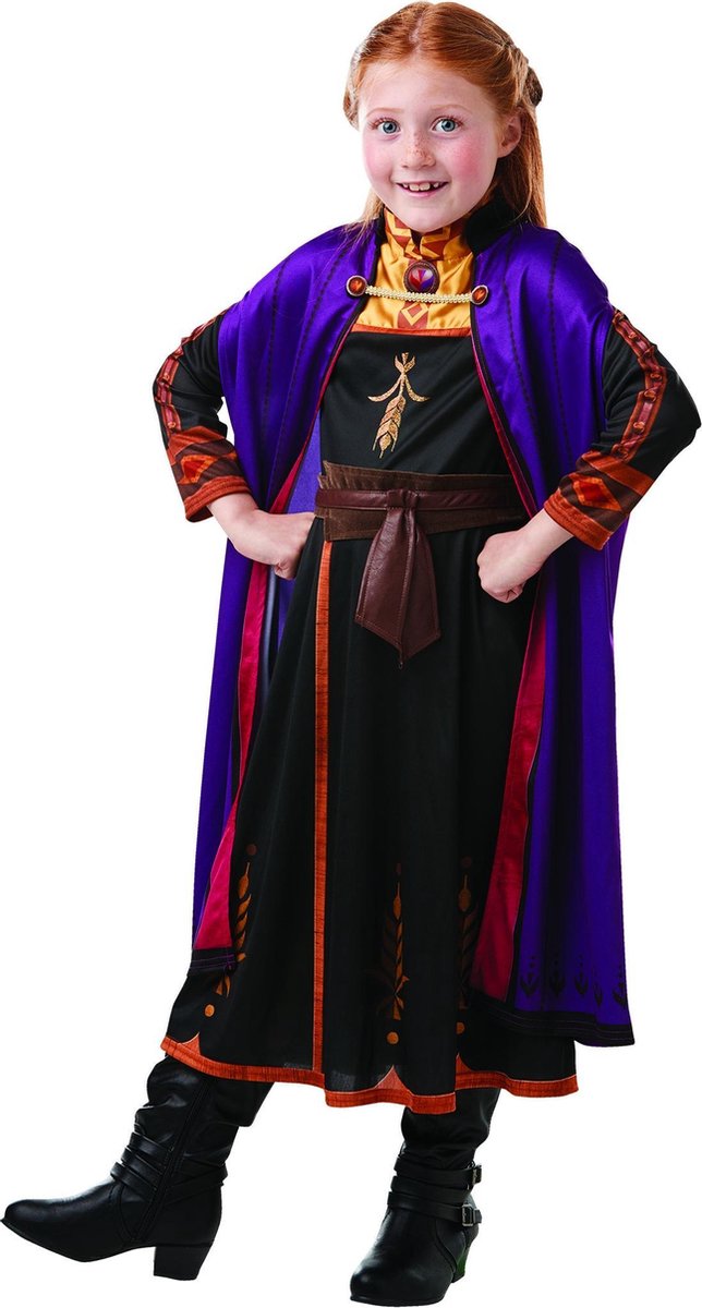 Klassiek Anna Frozen 2™ kostuum voor meisjes - Verkleedkleding - 3/4 jaar