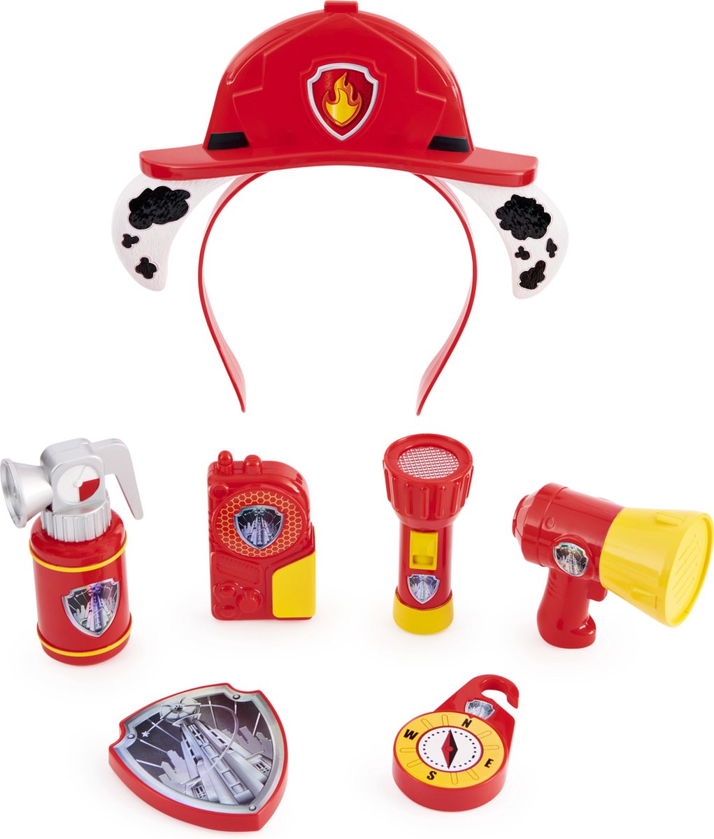 PAW Patrol Marshall Movie Rescue 8-Piece Role Play Set for Pretend Play