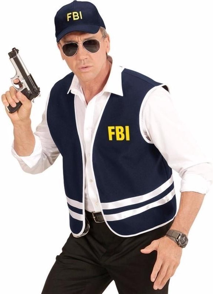 Politie FBI verkleedset voor volwassenen - Politie verkleedkleding kostuums XL