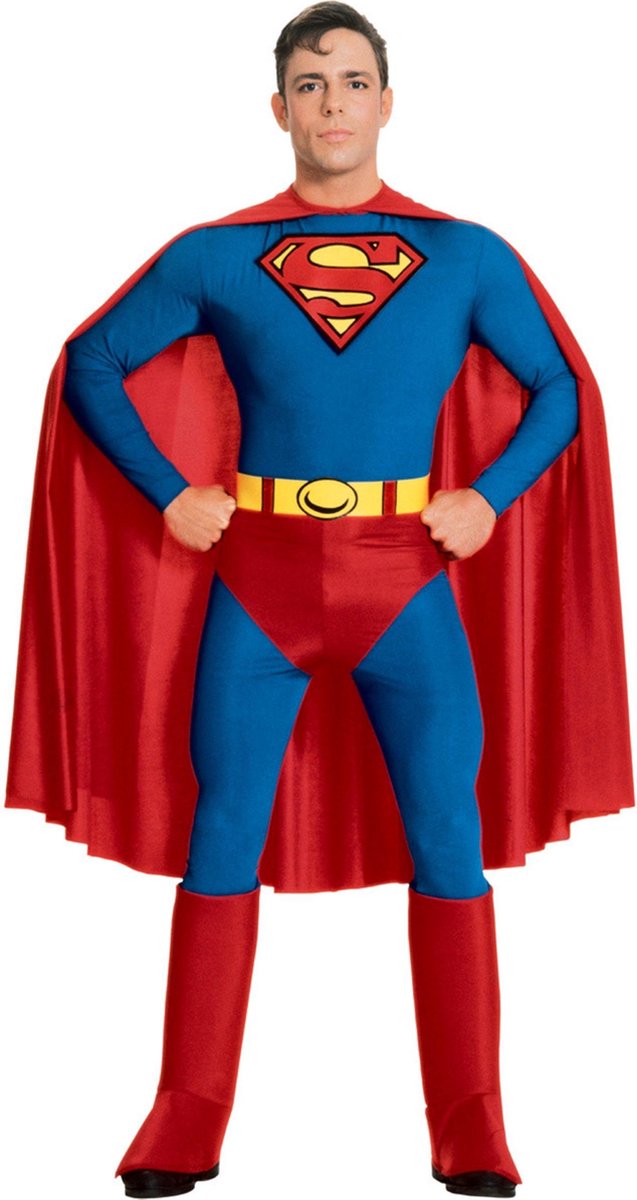 RUBIES FRANCE - Second skin Superman kostuum met cape voor mannen - Large
