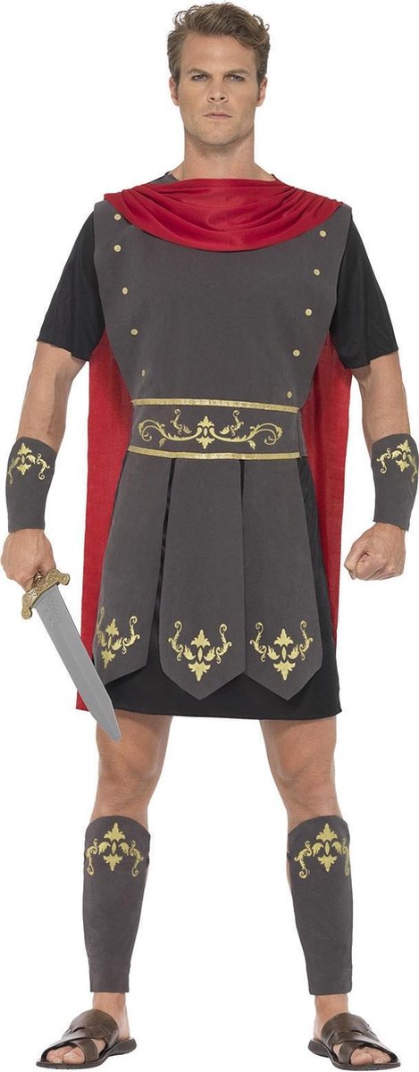 SMIFFYS - Antiek Romeins gladiator kostuum voor mannen - XL