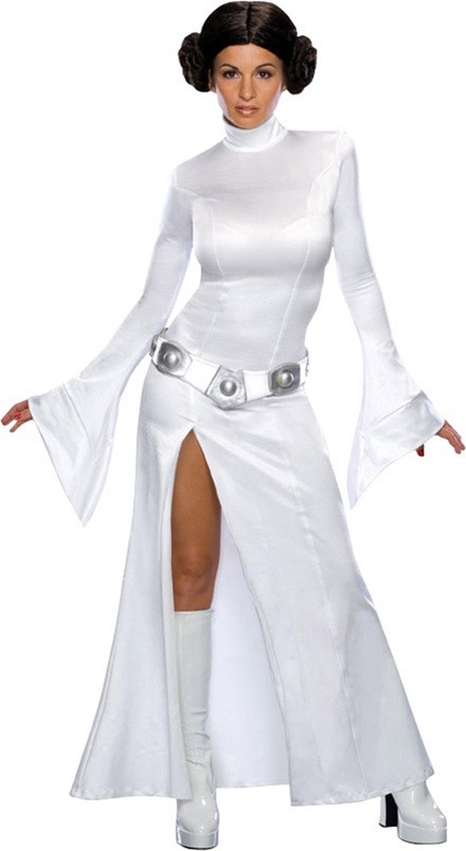 Sexy Leia Star Wars™ jurk voor dames - Verkleedkleding - Small