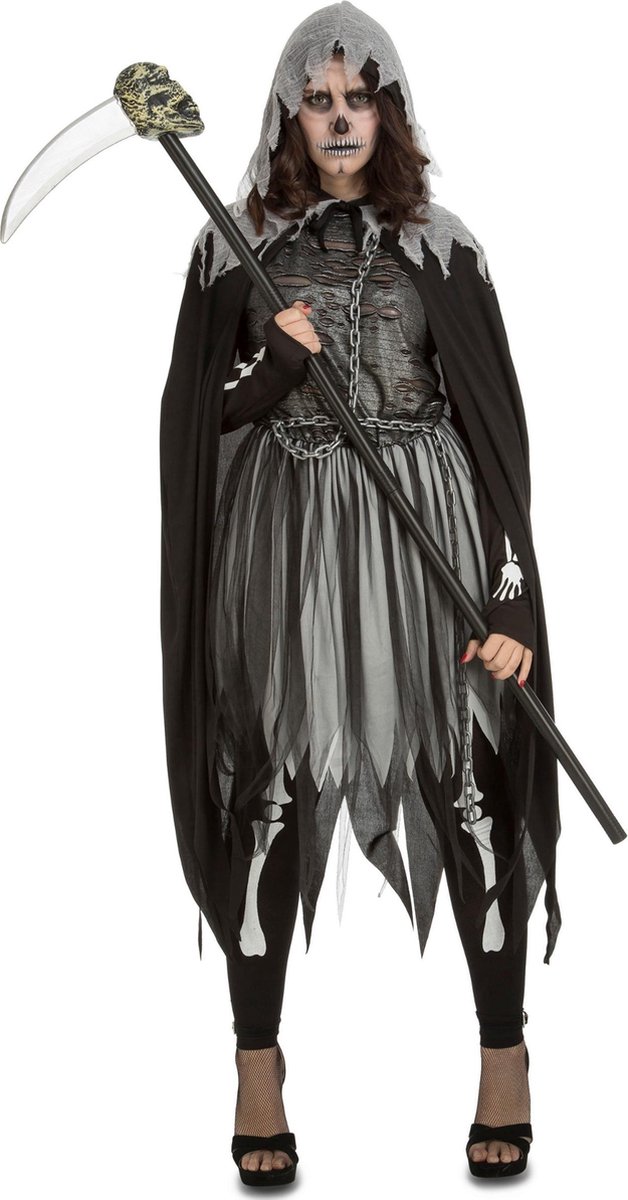 VIVING COSTUMES / JUINSA - Gothic reaper kostuum voor vrouwen - M / L - Volwassenen kostuums