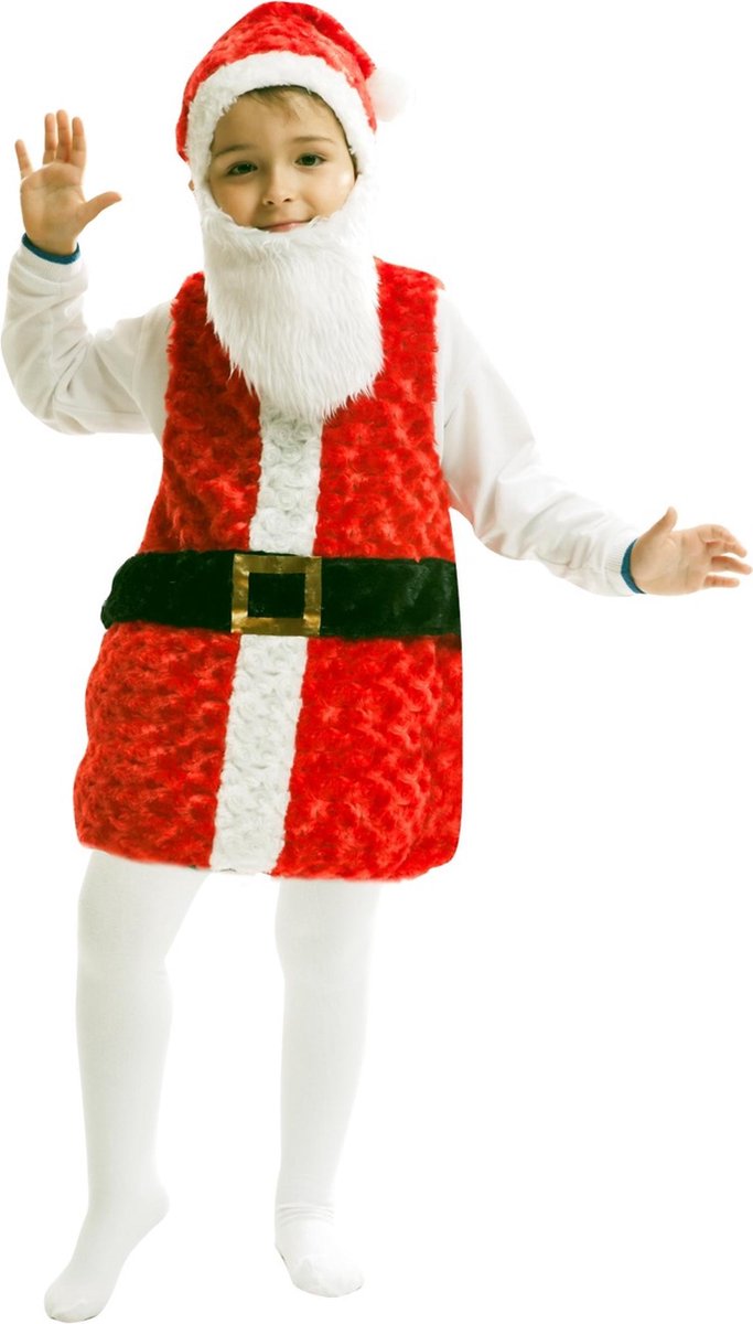 VIVING COSTUMES / JUINSA - Kerstman kostuum voor kinderen - 98/104 (3-4 jaar) - Kinderkostuums