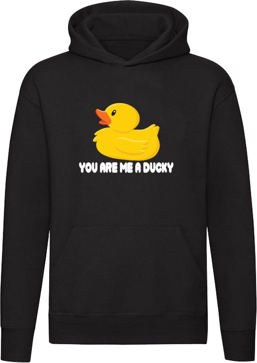 You are me a Ducky Hoodie | Jij bent me er eendje | Eend | Duck | Dier | Dieren | Taal | Nederlands | Engels | Trui | Unisex
