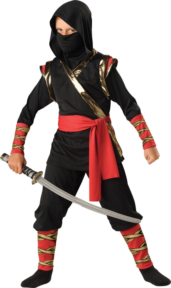 BOLO PARTY - Ninja kostuum voor kinderen - Premium - 140 (10 jaar)