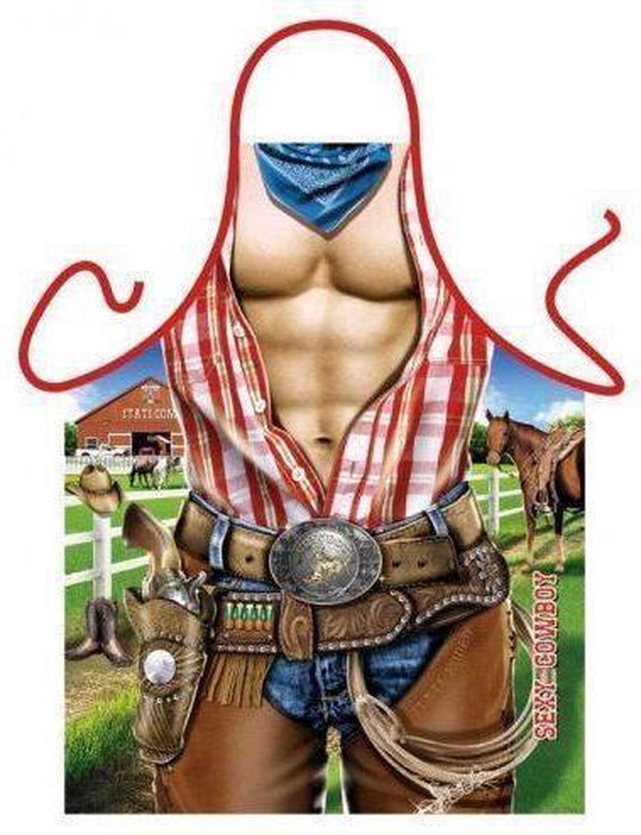 Cowboy - Sexy Grappig Leuk Schort Keukenschort