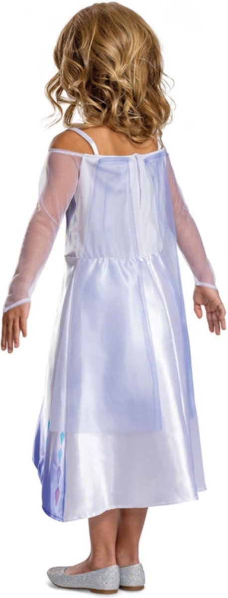 DISGUISE - Wit klassiek kostuum Elsa de Frozen 2 voor meisjes - 110/128 (4-6 jaar)