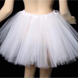 Dunne witte tule rokje petticoat tutu - wit - maat 140 146 152 158 164 - onderrok ballet rokje turnen engel