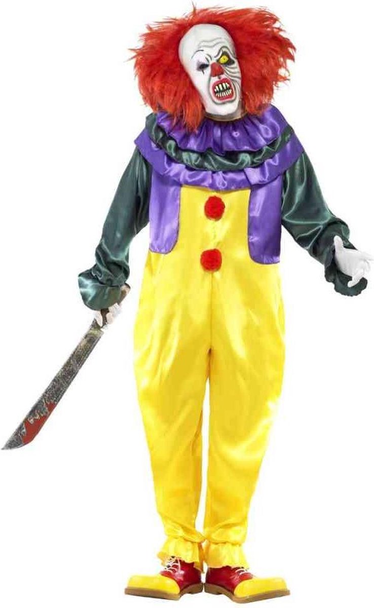 Enge clown kostuum voor volwassenen Halloween - Verkleedkleding - XL