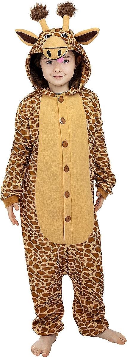 FUNIDELIA Onesie giraffe kostuum - 5-6 jaar (110-122 cm)