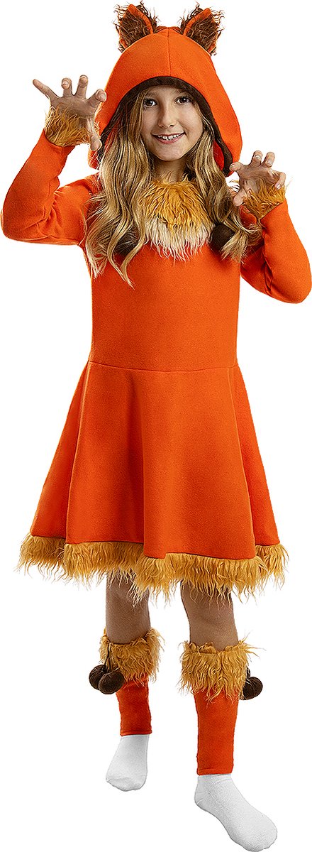 FUNIDELIA Vossen kostuum voor meisjes - 5-6 jaar (110-122 cm) - Oranje