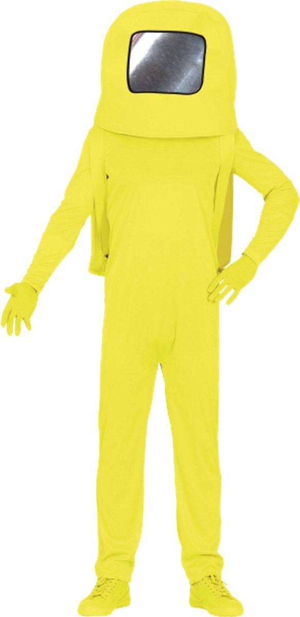 Fiestas Guirca - Kostuum Yellow Astronaut 10-12 jaar