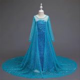 Frozen 2 Elsa jurk - Blauw - verkleedjurk - hele mooie - met accessoires