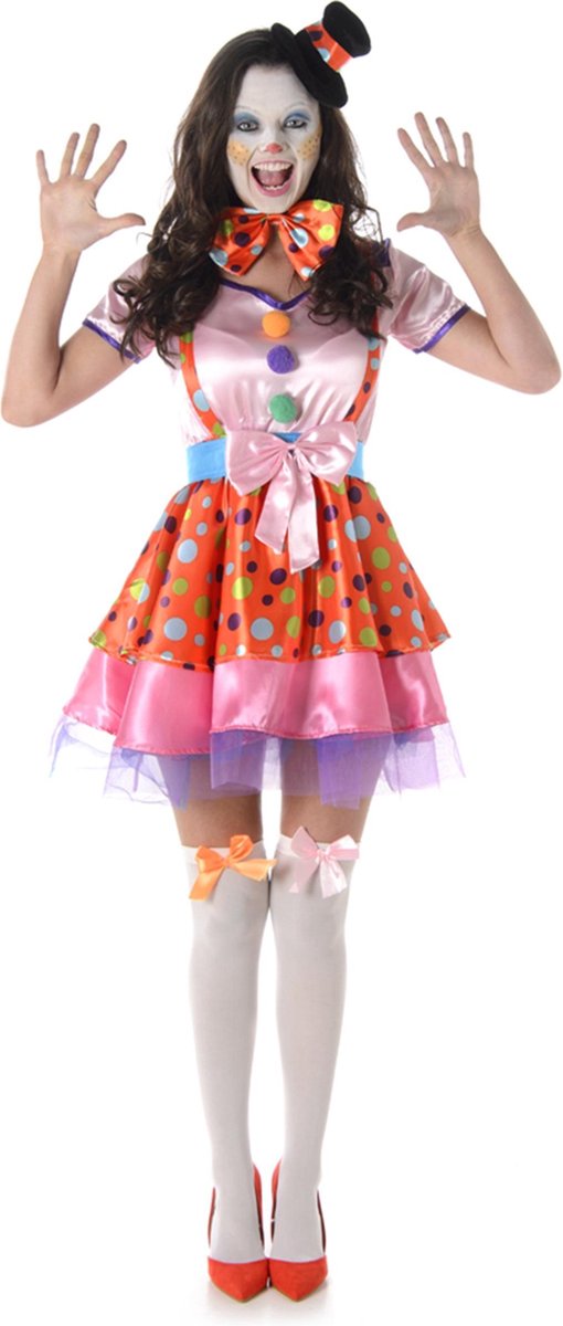 Karnival Costumes Clown Kostuum Carnaval kostuum Verkleedkleding Carnavalskleding Dames- L - Roze