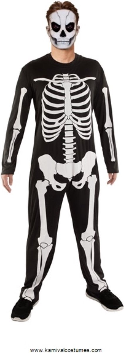Karnival Costumes Skelet Skull Skeletten Schedel Halloween Kostuum Heren Carnavalskleding Heren Halloween Kostuum Volwassenen Verkleedkleding Volwassenen - Polyester - Maat M
