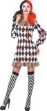 LUCIDA - Bebloede clown outfit voor dames - M