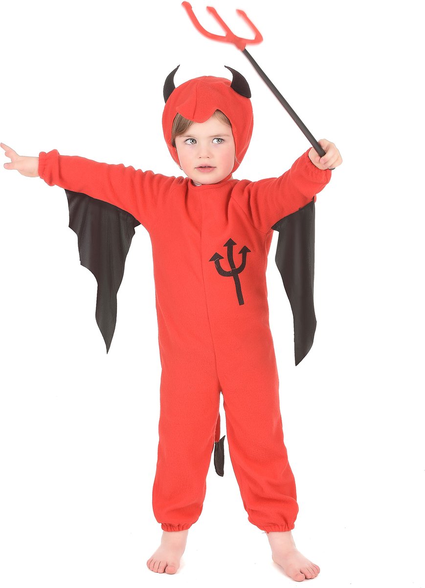 LUCIDA - Kleine duivel outfit voor kinderen - 104/116 (4-6 jaar)