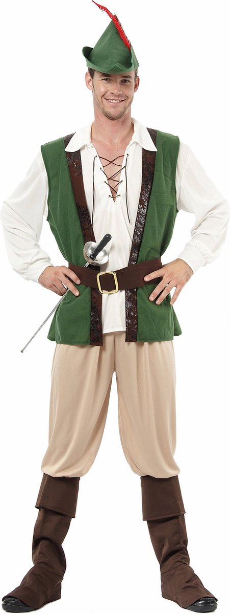 LUCIDA - Robin Hood sprookjes kostuum voor heren - XL