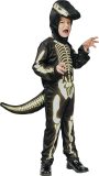 LUCIDA - Skeletkostuum Dinosaurus voor kinderen - S 110/122 (4-6 jaar)