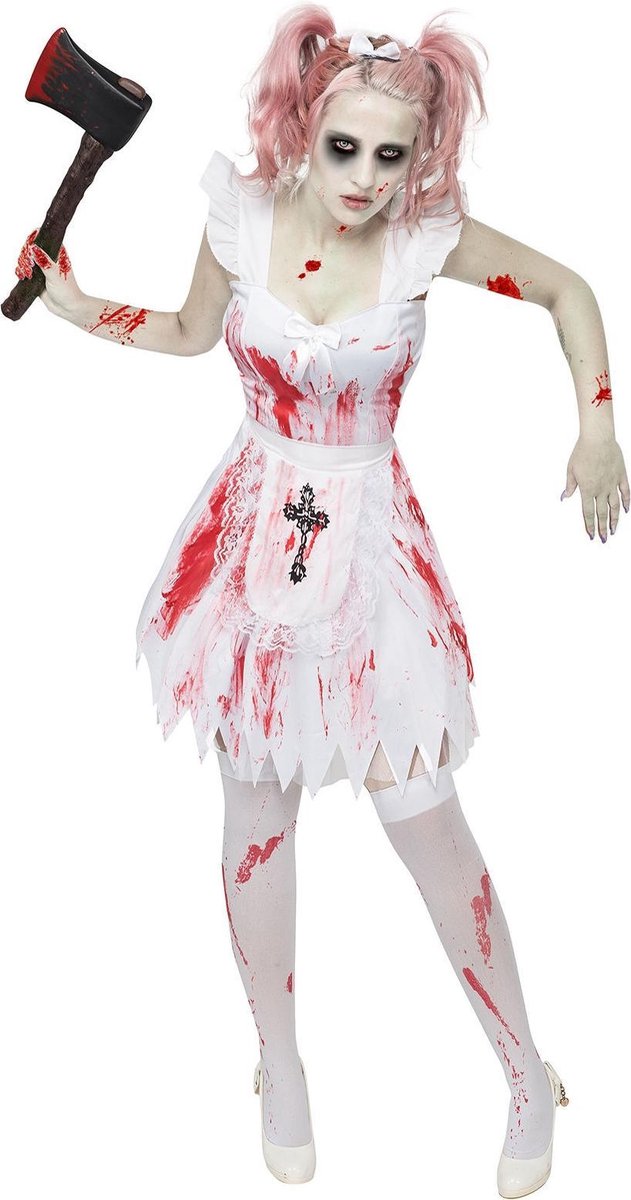 LUCIDA - Zombie bruidsmeisje kostuum voor vrouwen - S/M