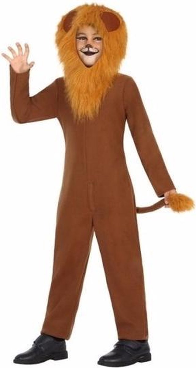 Leeuw Leo kostuum / verkleedpak voor kinderen - dierenpak 128
