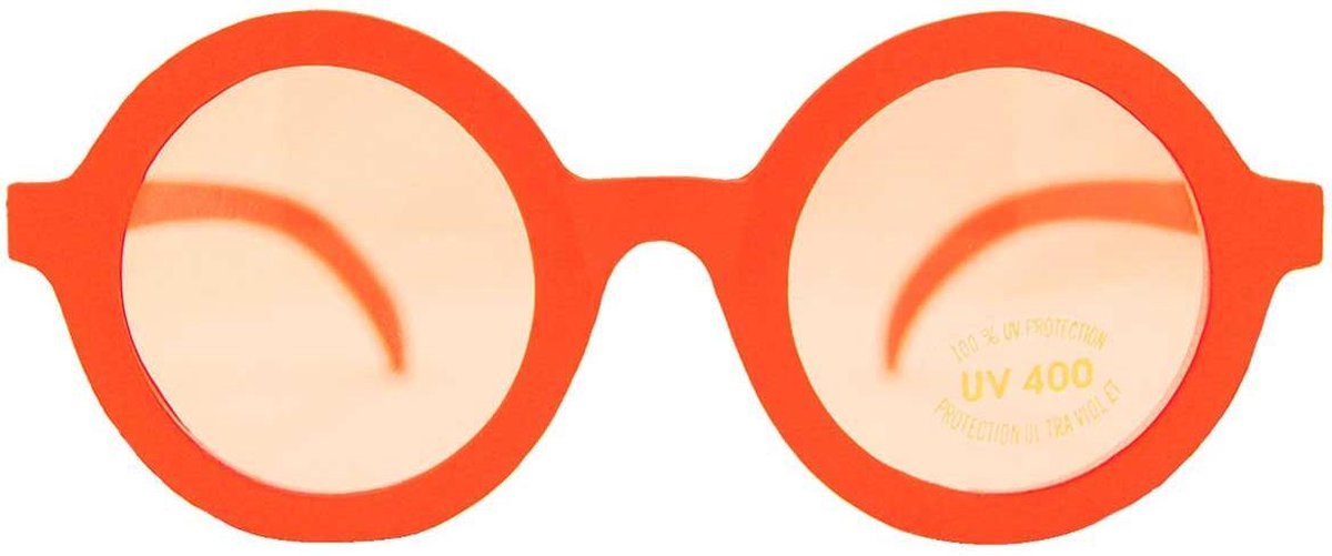 Nerd feest brillen oranje