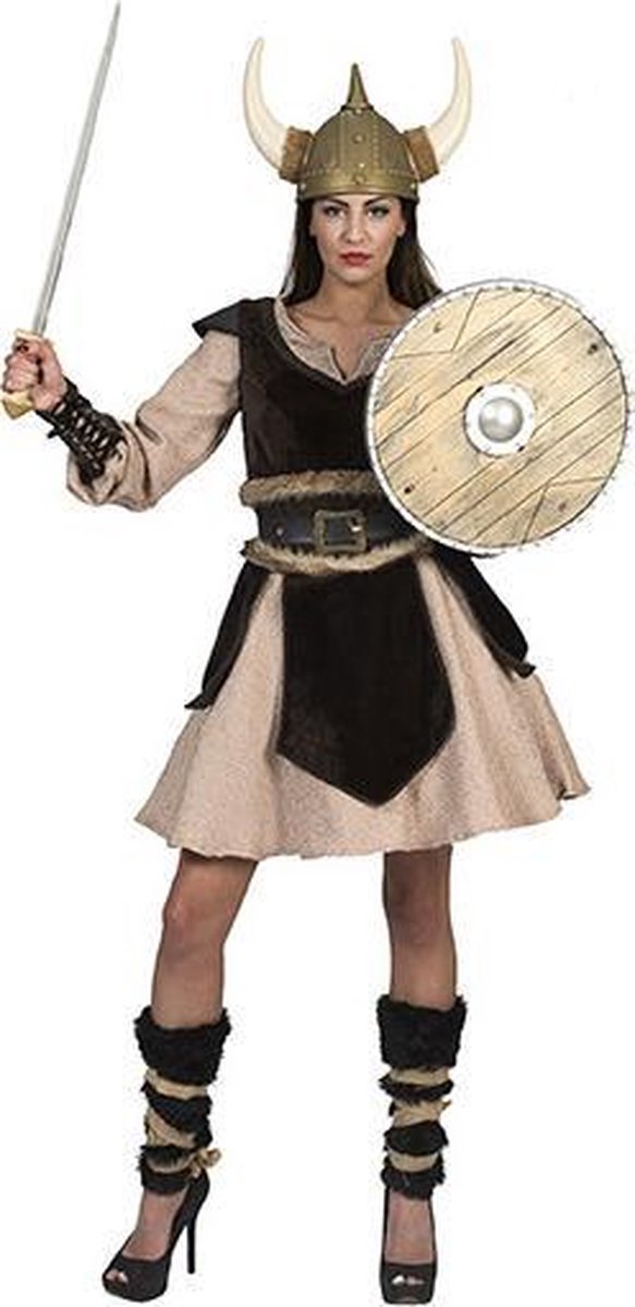 Piraat & Viking Kostuum | Viking Zonder Vrees Dagmar Leifdottir | Vrouw | Maat 44-46 | Carnaval kostuum | Verkleedkleding