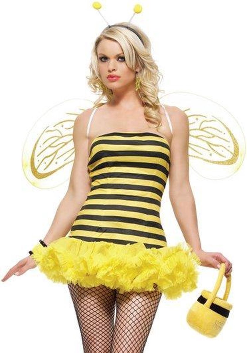 Ruffled bumble bee official Sexy bij kostuum - Maat XS