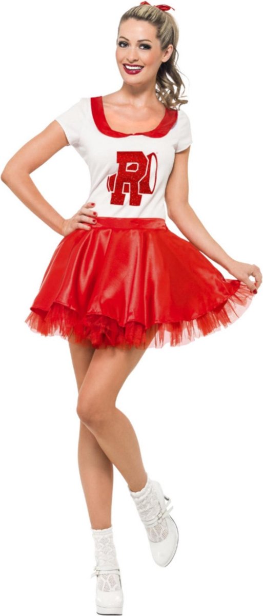 Sandy Cheerleader Kostuum | maat S (36-38)