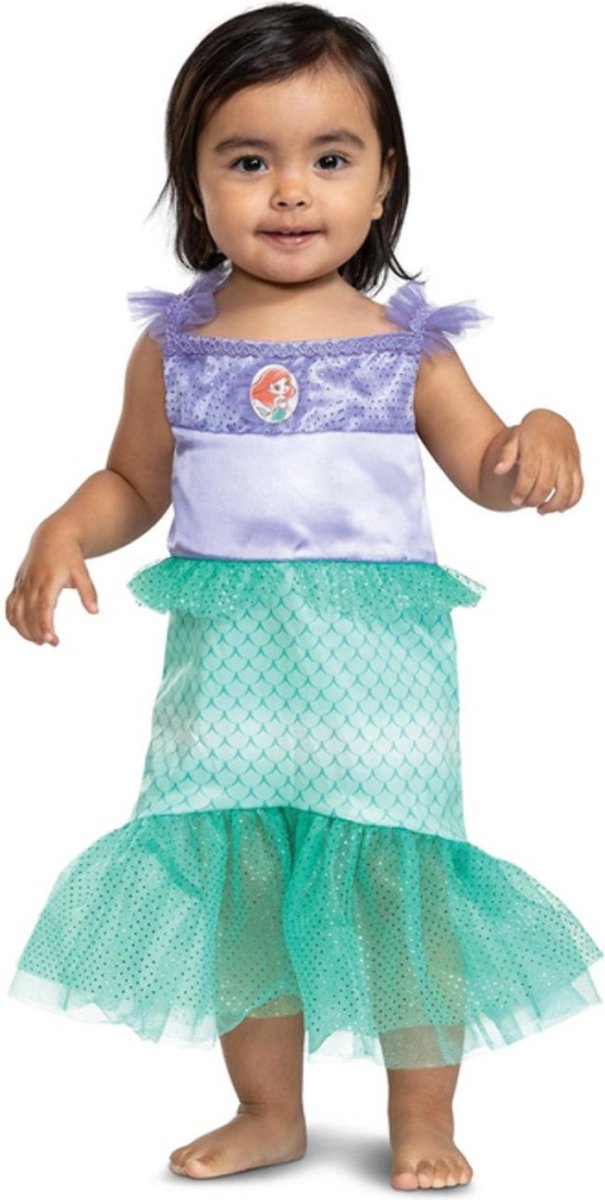 Smiffys Kostuum Jurk Kinderen -12-18 maanden- Disney The Little Mermaid Ariel Classic Multicolours