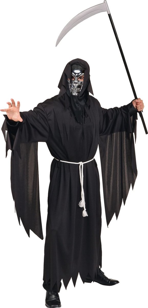 The Grim Reaper kostuum met punt mouwen scream exclusief zeis en masker