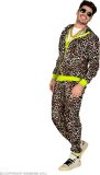 WIDMANN - Jaren '80 luipaard trainingspak kostuum voor volwassenen - M