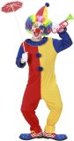 Widmann - Clown & Nar Kostuum - Clown Lovely Kostuum Jongen - Blauw, Rood, Geel - Maat 158 - Carnavalskleding - Verkleedkleding