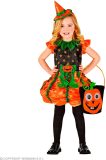 Widmann - Halloween Kostuum - Trick Or Treat Snoeptas Grappige Pompoen - Oranje - Halloween - Verkleedkleding