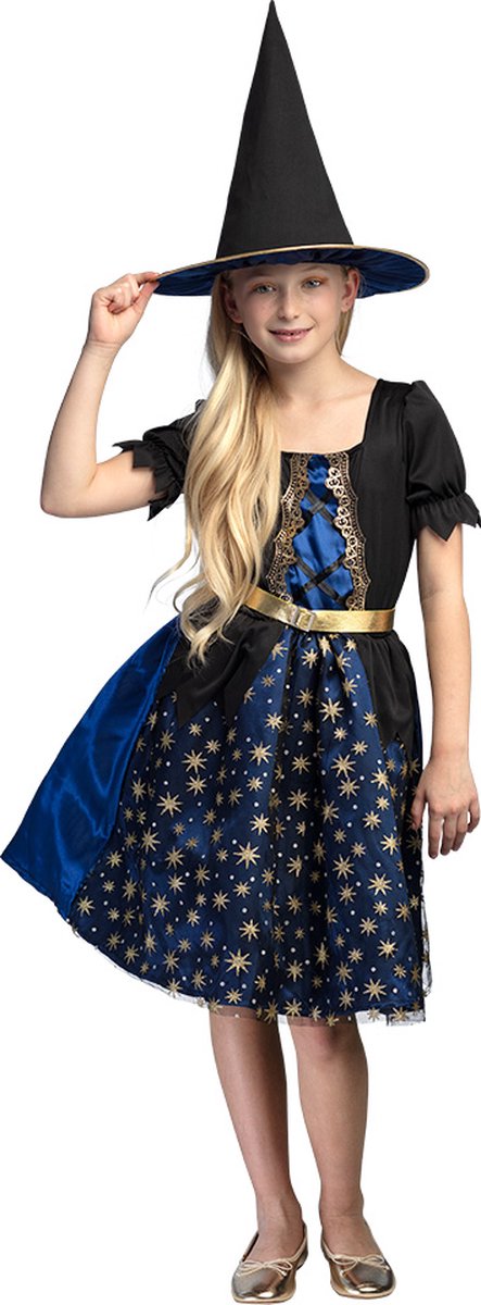 Boland - Kostuum Celestial witch (10-12 jr) - Multi - 10-12 jaar - Kinderen - Heks - Halloween verkleedkleding - Heks