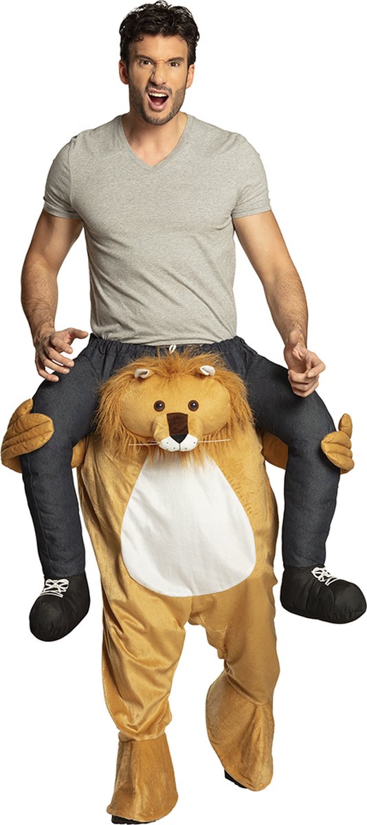 Boland - Kostuum Funny lion (one size) - Multi - One size - Volwassenen - Leeuw - Dieren