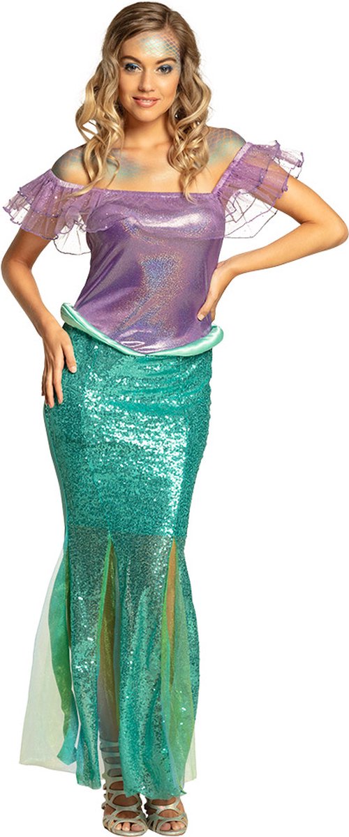 Boland - Kostuum Mermaid princess (36/38) - Multi - S - Volwassenen - Zeemeermin - Fantasy