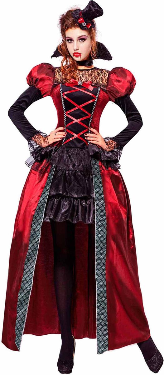 Victoriaans vampier kostuum voor dames - Volwassenen kostuums