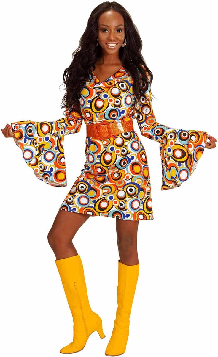 WIDMANN - Groovy bubbels jaren 70 kostuum voor vrouwen - L