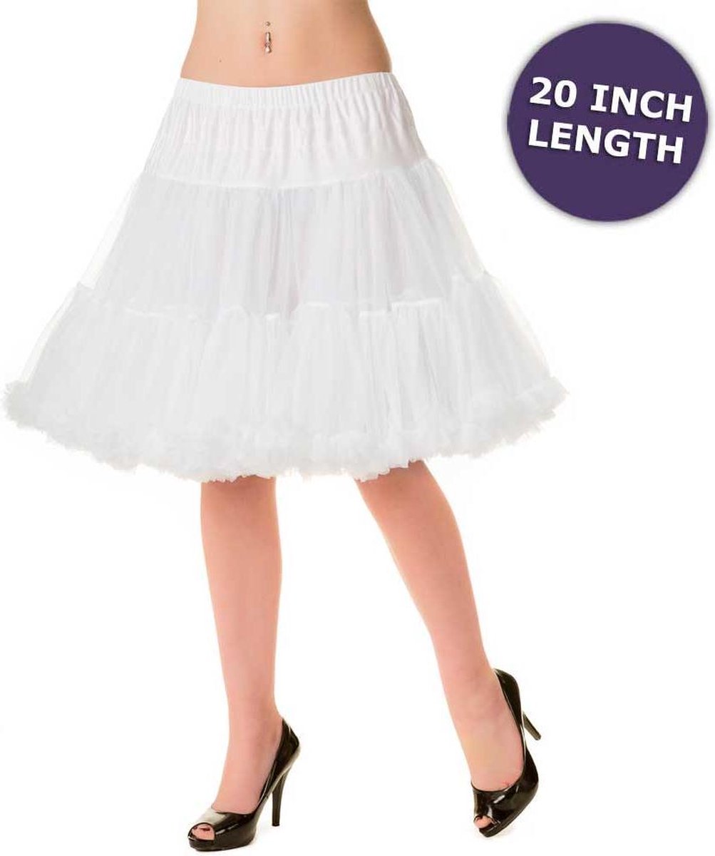 Banned - Walkabout Petticoat - Vintage - XL/XXL - Wit